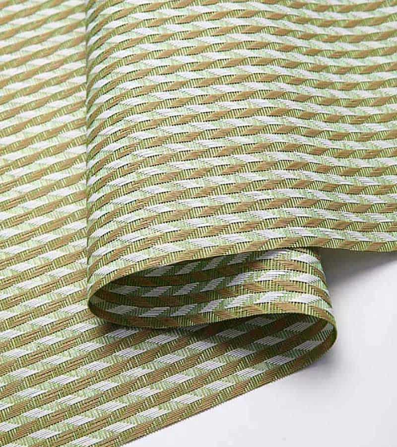 提花特斯林网布休闲印花时尚涤纶餐垫桌布 绿色