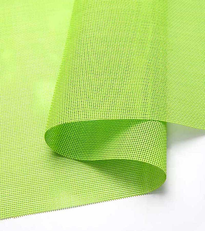 1*1 特斯林桌布涤纶 PVC 网眼经典欧美餐垫 黄绿色
